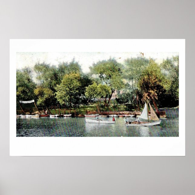 Russisches Flussbootplakat drucken Poster (Vorne)