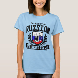 Russisches Getränketeam T-Shirt