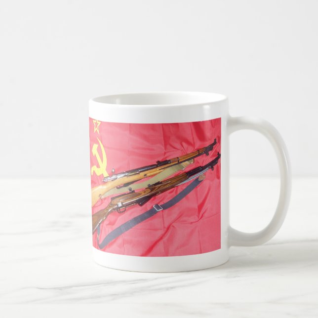 russisches Gewehre mosin, sks Kaffeetasse (Rechts)