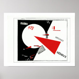 Russisches Konstruktivismus-Plakat Poster