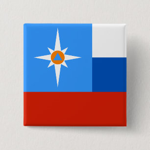 Russisches Ministerium der außerordentlichen Button
