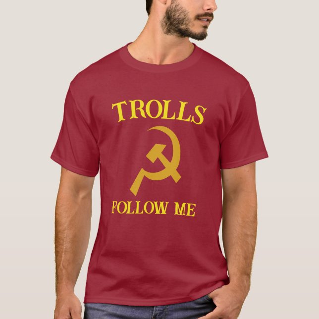 Russisches Troll-Symbol-T-Shirt T-Shirt (Vorderseite)