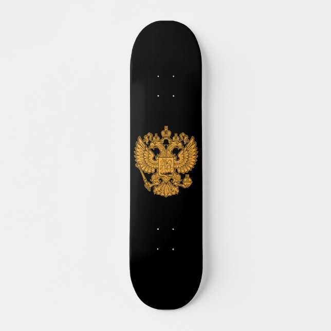 Russisches Wappen der Russischen Föderation Skateboard (Vorne)