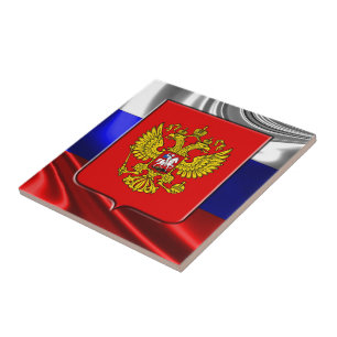 Russisches Wappen Fliese