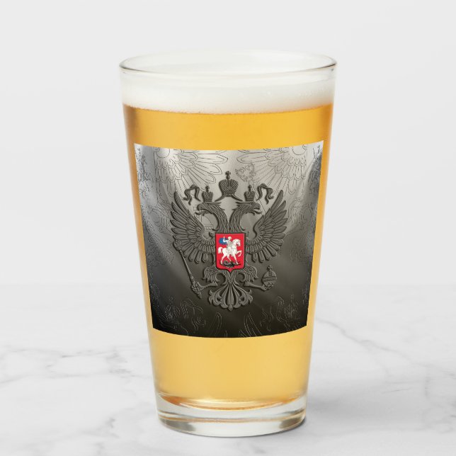 Russisches Wappen Glas (Vorne (Gefüllt))