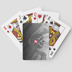 Russisches Wappen Spielkarten