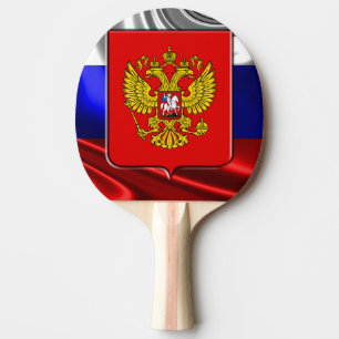 Russisches Wappen Tischtennis Schläger
