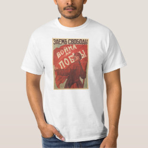 Russisches WWII-Plakat-T-Shirt T-Shirt