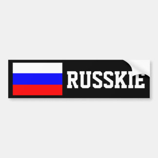 RusskieBumper-Aufkleber Autoaufkleber