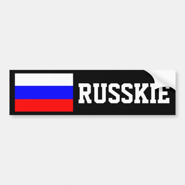 RusskieBumper-Aufkleber Autoaufkleber (Vorne)