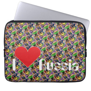 Russland Babuschka Gerätehülle 10" - 15" Laptopschutzhülle