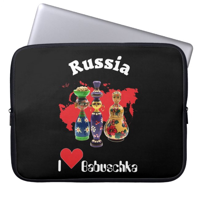 Russland Babuschka Gerätehülle 10" - 15" Laptopschutzhülle (Vorderseite)