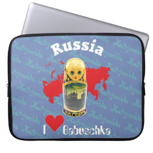 Russland Babuschka Gerätehülle 10" - 15" Laptopschutzhülle