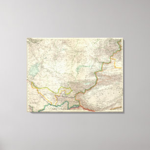 Russland, China, Asien 2 Leinwanddruck