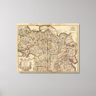 Russland, China, Asien Leinwanddruck