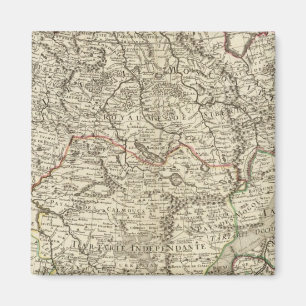 Russland, China, Asien Magnet