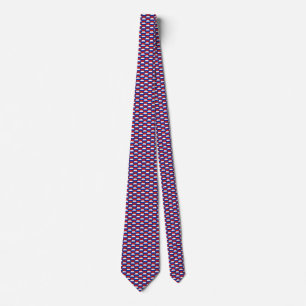 Russland Flag Honeycomb-Krawatte Krawatte