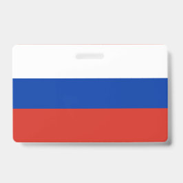 Russland-Flagge Ausweis