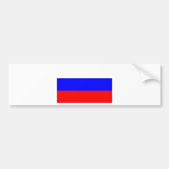 Russland-Flagge Autoaufkleber (Vorne)