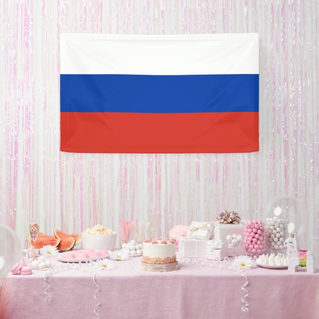 Russland-Flagge Banner (Party)