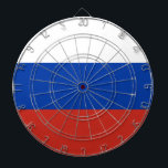 Russland-Flagge Dartscheibe<br><div class="desc">Russische Flag Dart Board</div>