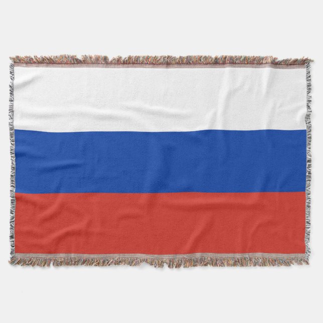 Russland-Flagge Decke (Vorderseite)