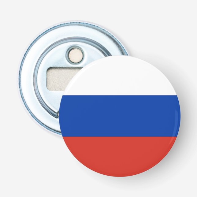 Russland-Flagge Flaschenöffner (Vorderseite)