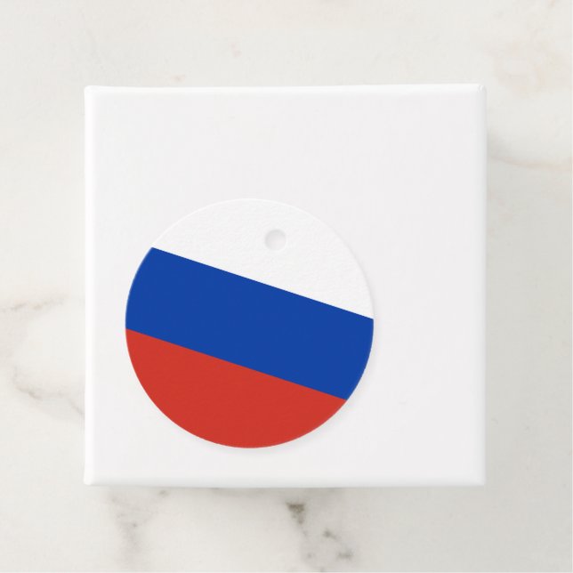 Russland-Flagge Geschenkanhänger (Beispiel)