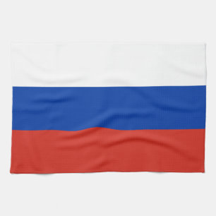 Russland-Flagge Geschirrtuch