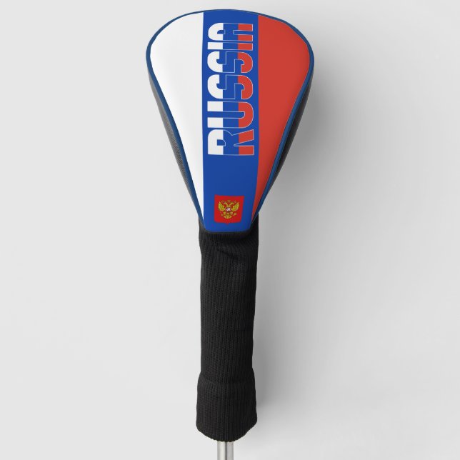 Russland Flagge Gorgetic Patriotic Golf Headcover (Vorderseite)