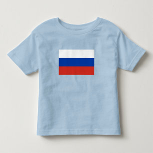 Russland-Flagge Kleinkind T-shirt