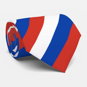 Russland-Flagge Krawatte