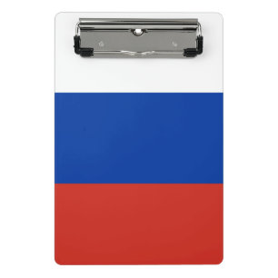 Russland-Flagge Mini Klemmbrett