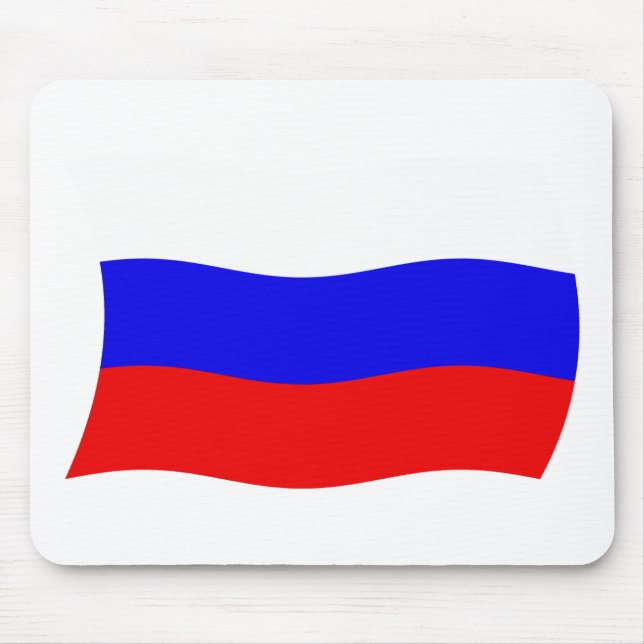 Russland-Flagge Mousepad (Vorne)