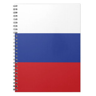 Russland-Flagge, russisches Patriotisches Priester Notizblock