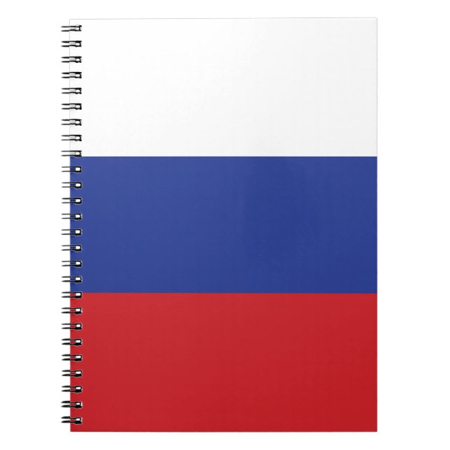 Russland-Flagge, russisches Patriotisches Priester Notizblock (Vorderseite)