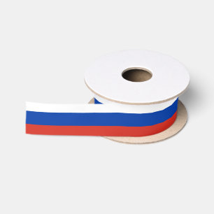 Russland-Flagge Satinband