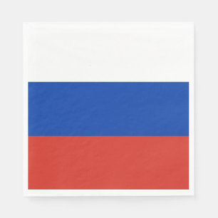 Russland-Flagge Serviette