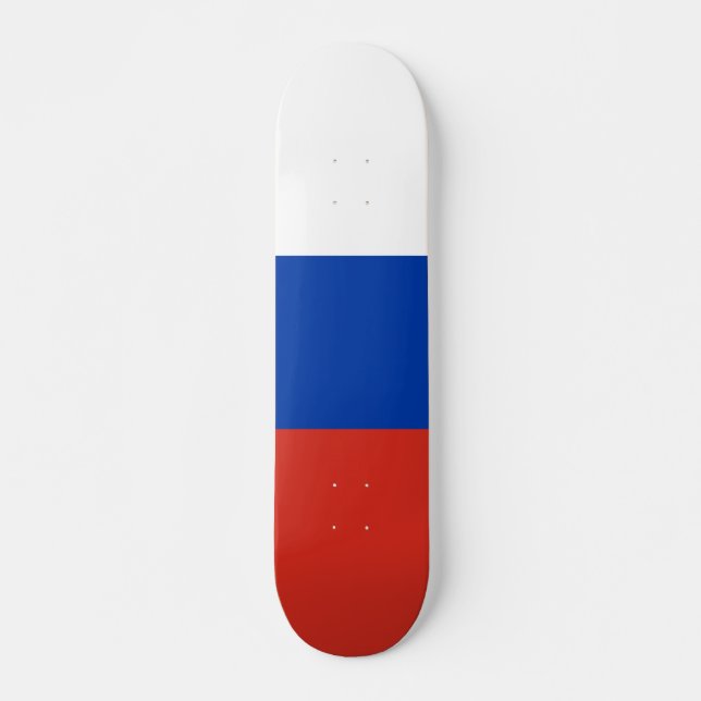 Russland-Flagge Skateboard (Vorne)