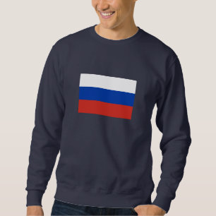 Russland-Flagge Sweatshirt
