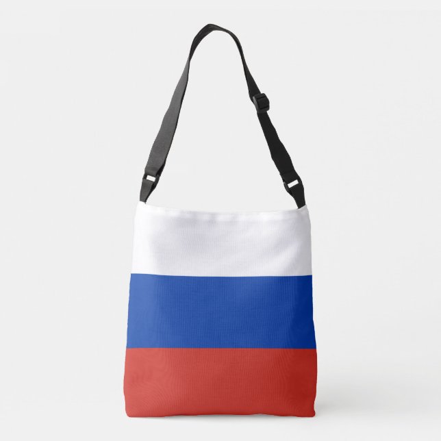 Russland-Flagge Tragetaschen Mit Langen Trägern (Rückseite)