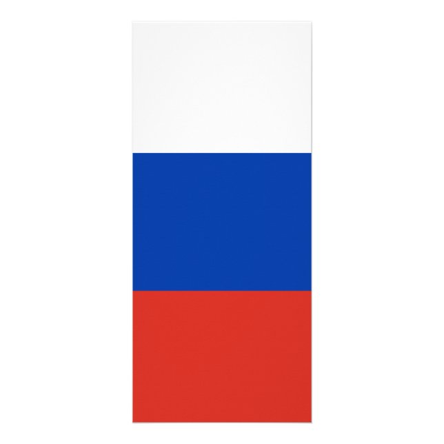 Russland-Flagge Werbekarte (Vorne)