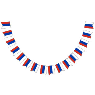 Russland-Flagge Wimpelkette