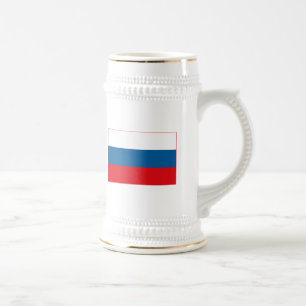 Russland-Flaggen-(helle) Tasse