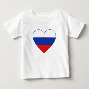 Russland Flaggenstaat Herzlicher T - Shirt