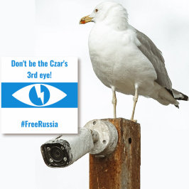 Russland - Freies demokratisches Englisch - Dritte Aufkleber