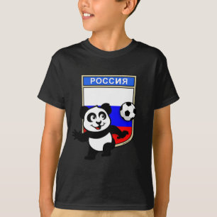 Russland-Fußball-Panda T-Shirt