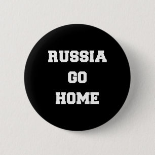 Russland geh nach Hause Ich stehe mit der Ukraine  Button