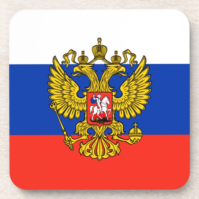 Russland Getränkeuntersetzer (Vorderseite)