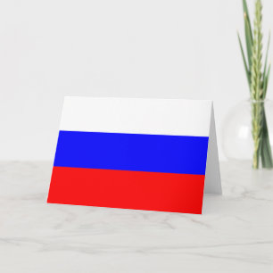Russland-Grußkarte Karte